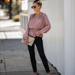 VICI blush blouse